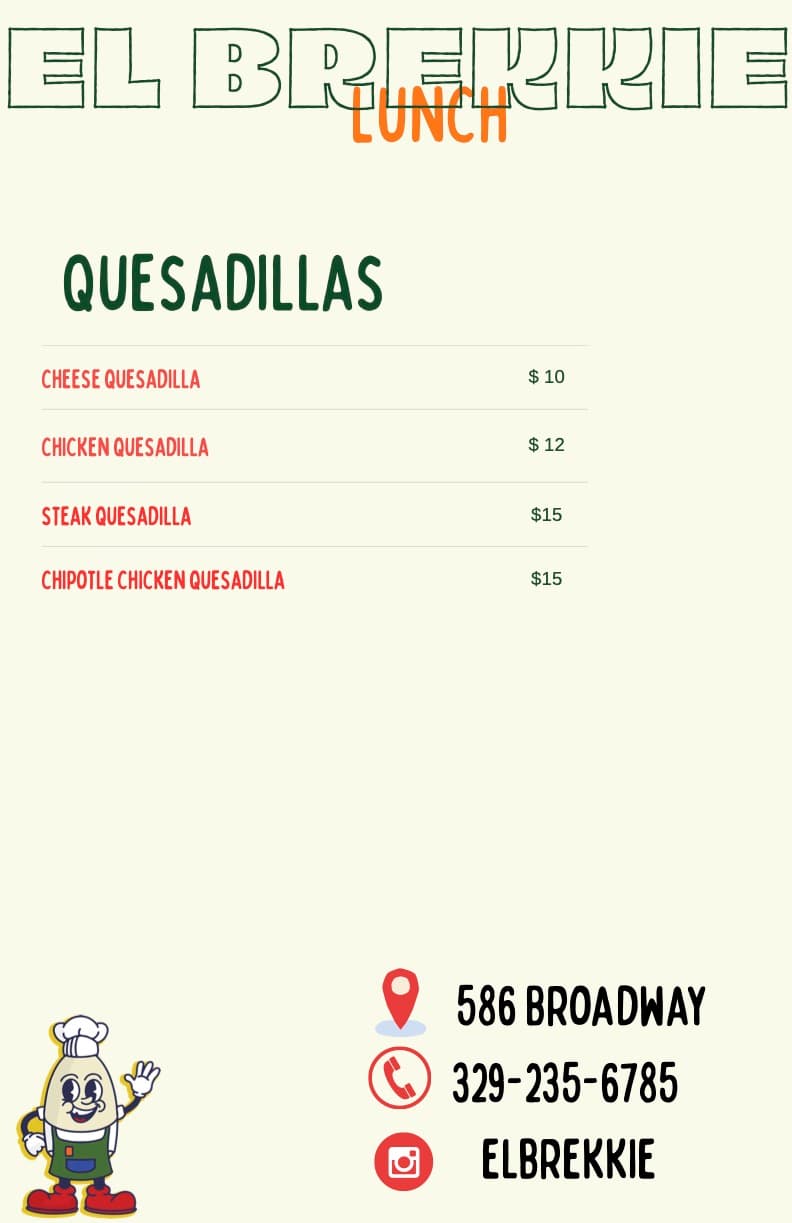 Lunch Menu (Page 2)